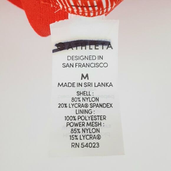 Athleta Waimea One Piece Swimsuit Halter Padded Bra Floral Womens M 291989 - Picture 12 of 13